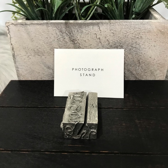 🆕VILMAIN PEWTER - MEOW PHOTO STAND - Picture 5 of 7